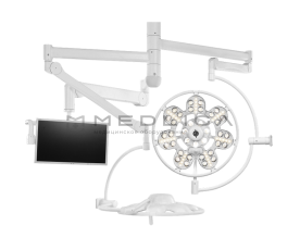 ЭМАЛЕД 500/500/X, Конструкция светильника: Двухкупольный с монитором и аварийным питанием