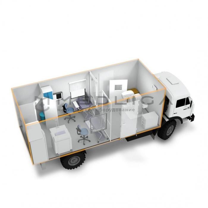 Кабинет маммографический подвижный КМП-РП с системой для цифровой рентгенографии
